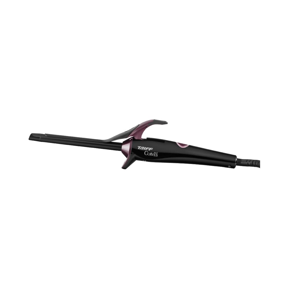 Modelador Taiff Curves 1/2 Bivolt 13mm visto de lado, fundo branco
