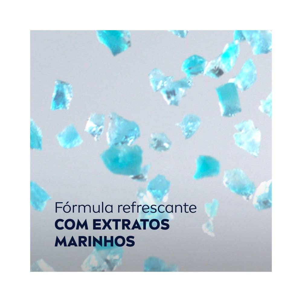 Representação da fórmula com cristais azuis - NIVEA MEN Fresh Active