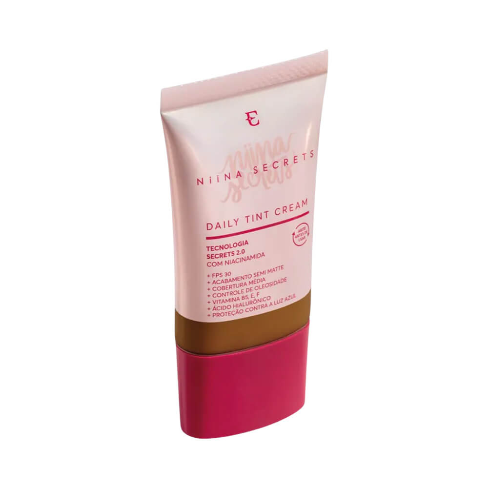 Frente da embalagem da Base Líquida Niina Secrets Daily Tint Cream cor 85