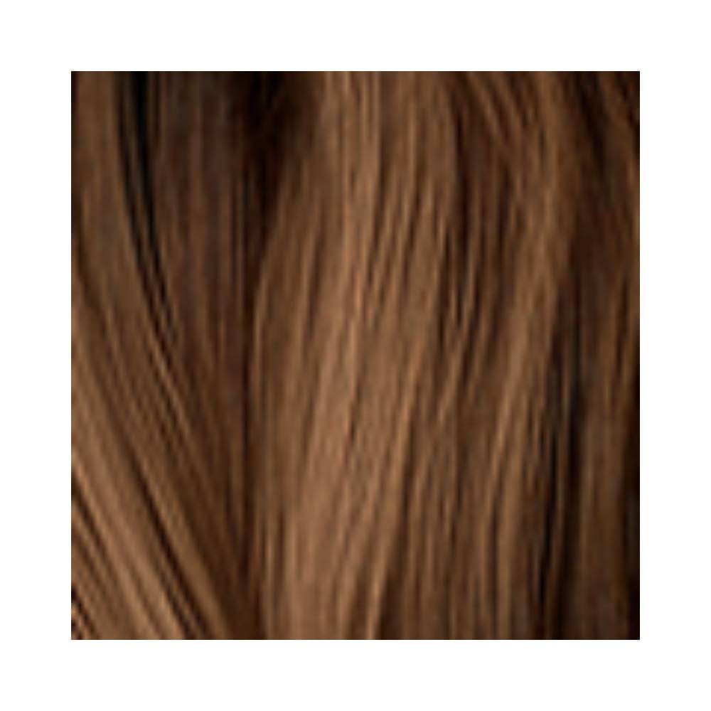 Close em mechas na cor chocolate dourado