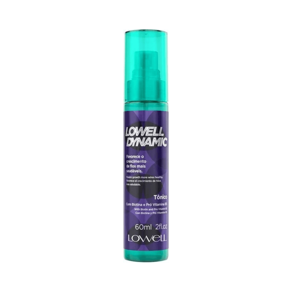 Tônico Lowell Dynamic em embalagem spray 60ml