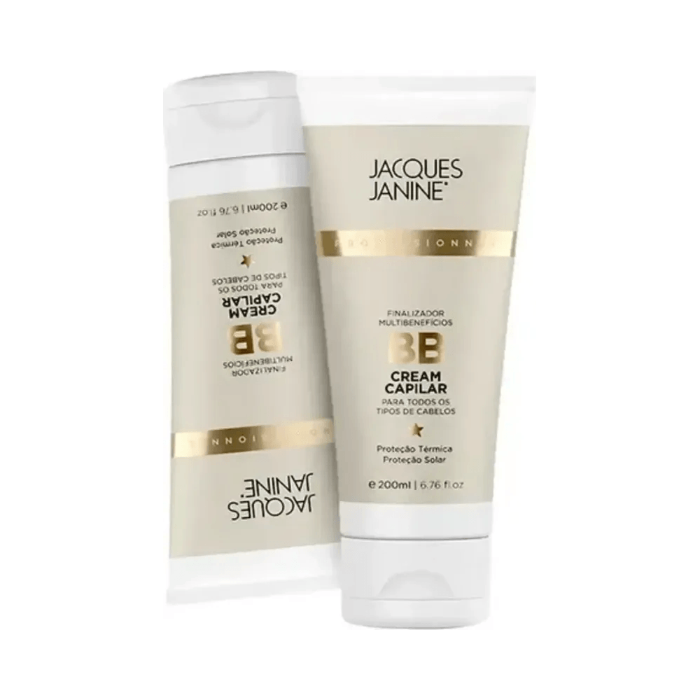 Composição de tubos Jacques Janine BB Cream 200ml - frontal e inclinado