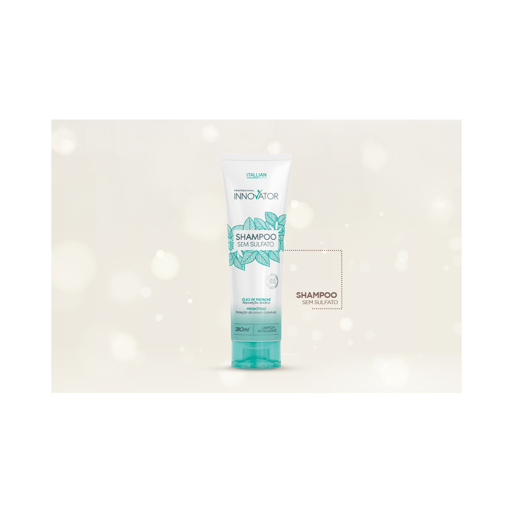 Imagem promocional do Shampoo Sem Sulfato Itallian Innovator 280ml
