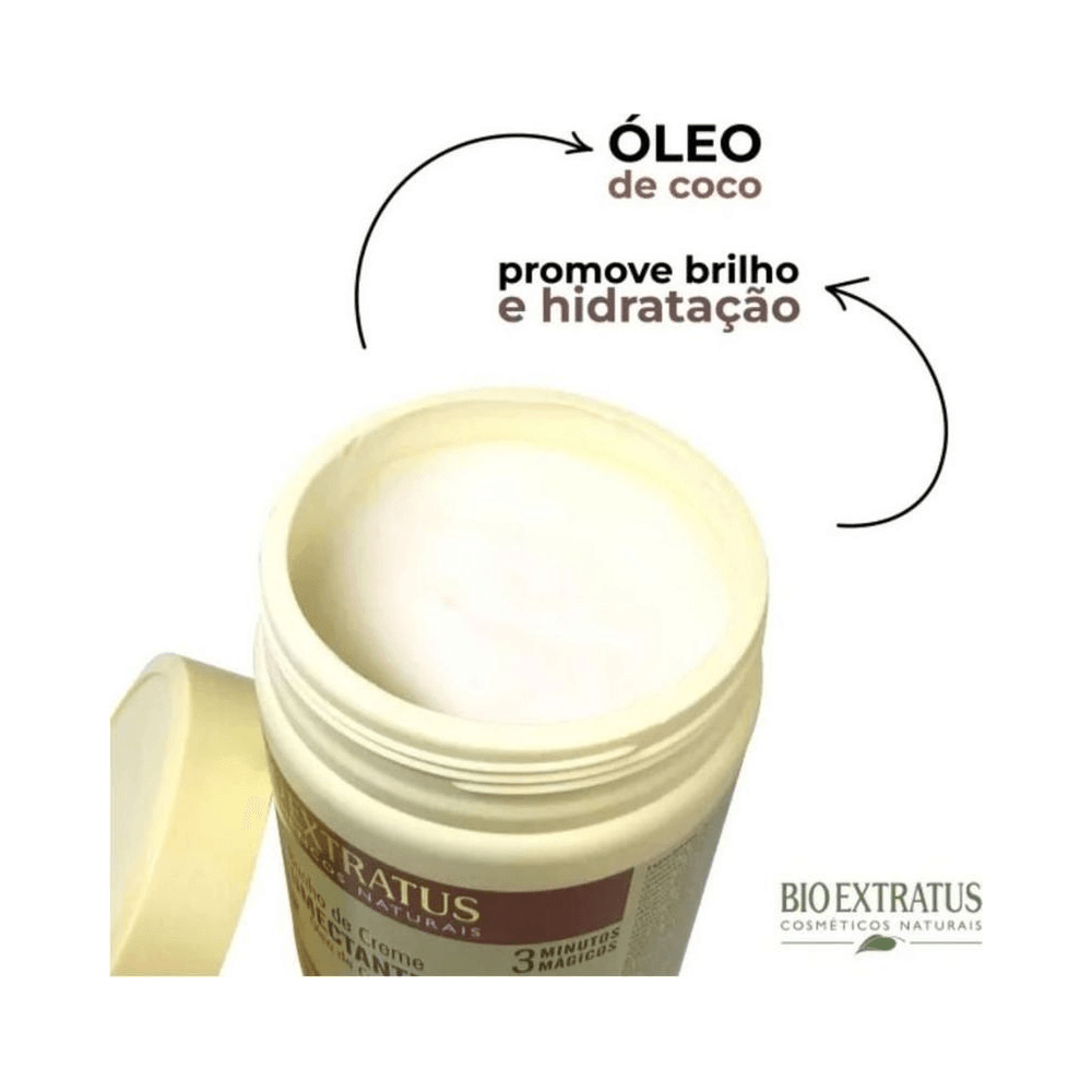 Close textura cremosa do Banho de Creme Bio Extratus