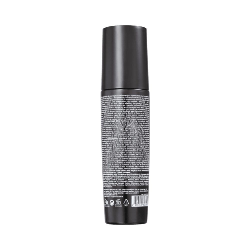 Verso do frasco Amend 180 ml com informações e ingredientes