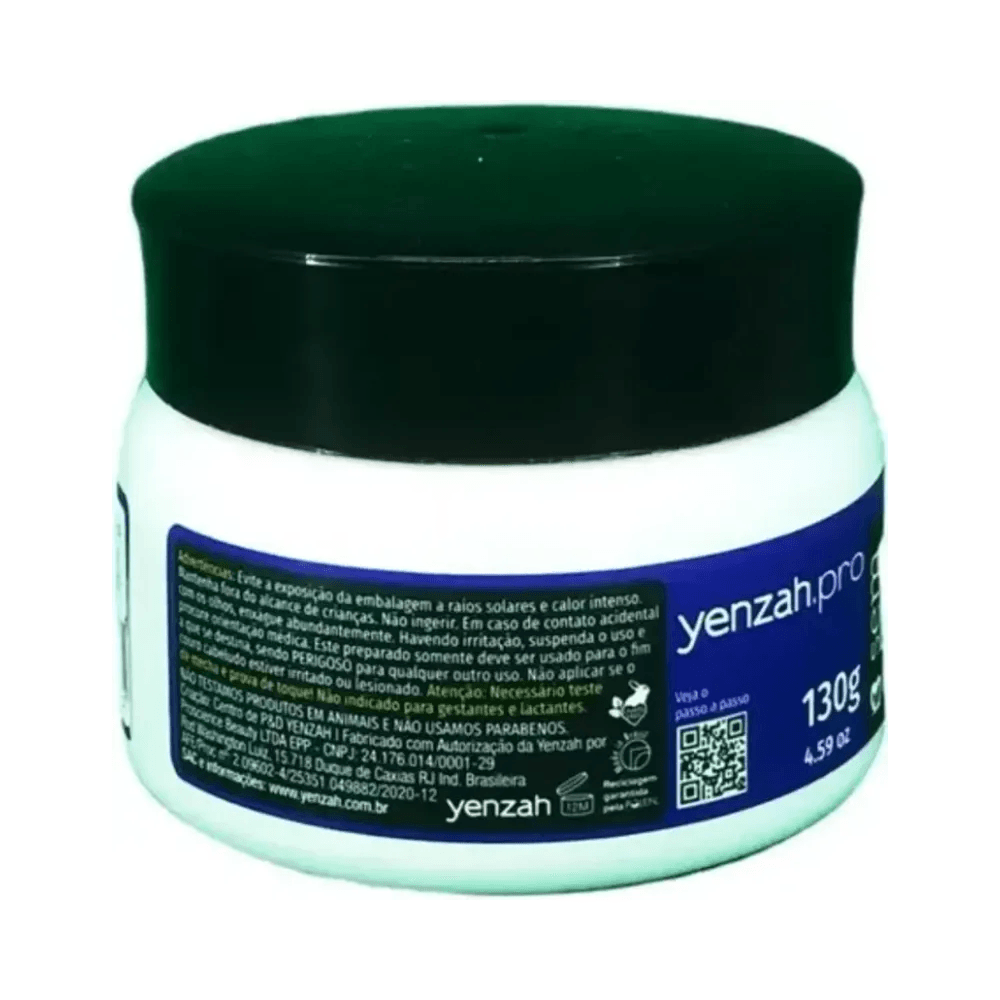 Pote Yentox Plus 130g vista traseira com selo vegano
