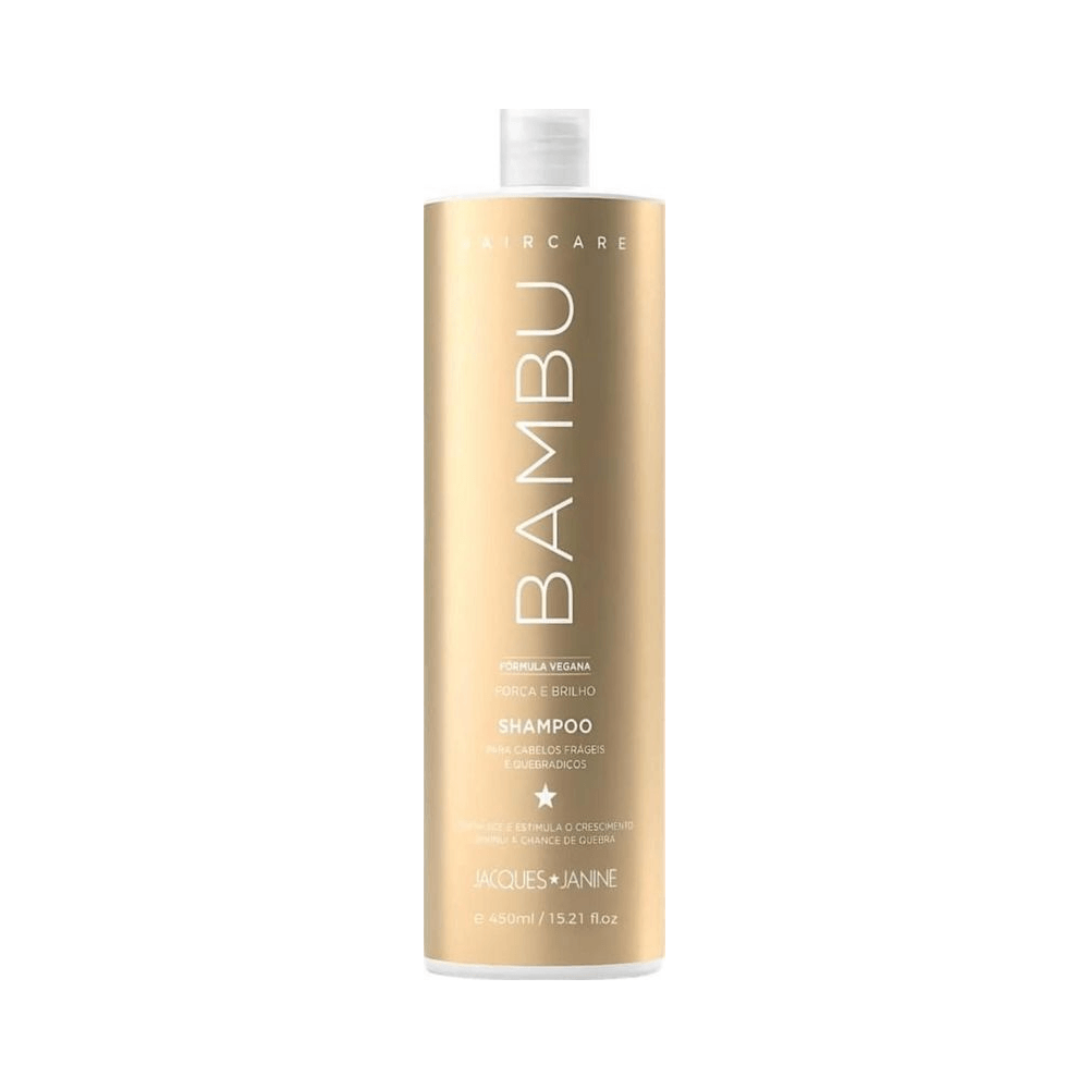 Shampoo Jacques Janine Bambu 450ml - rótulo dourado