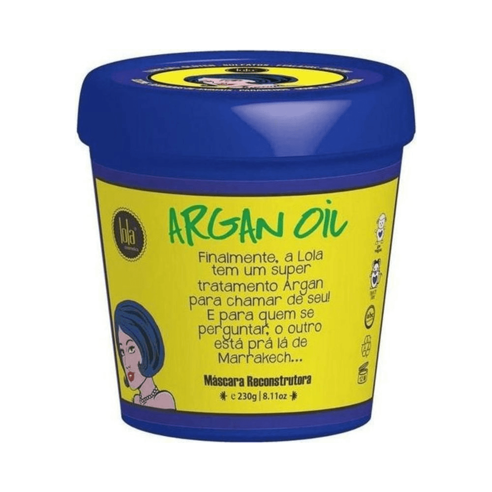Pote visto de cima Máscara Lola Argan Oil 230g