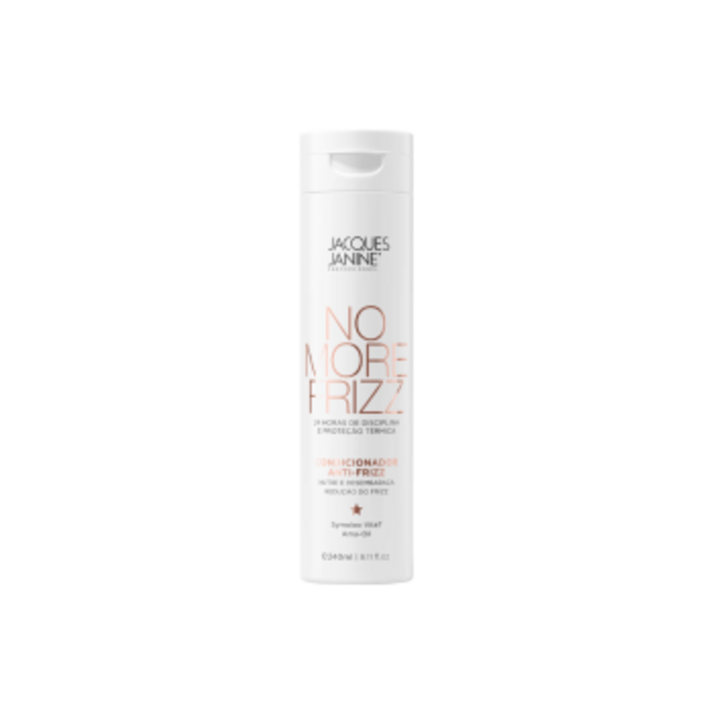 Frasco frontal do Condicionador No More Frizz Jacques Janine 240ml