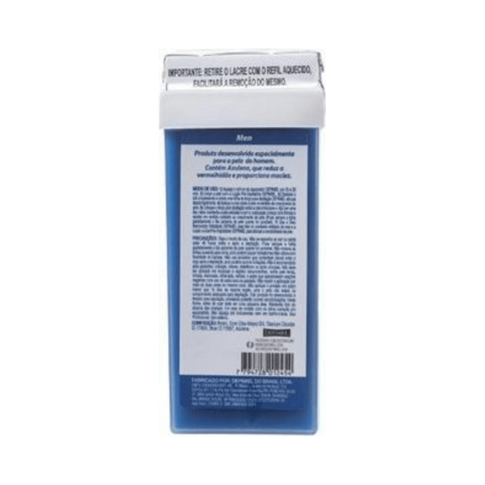 Cera Roll-on Men PowerFull Depimiel 100g - Verso