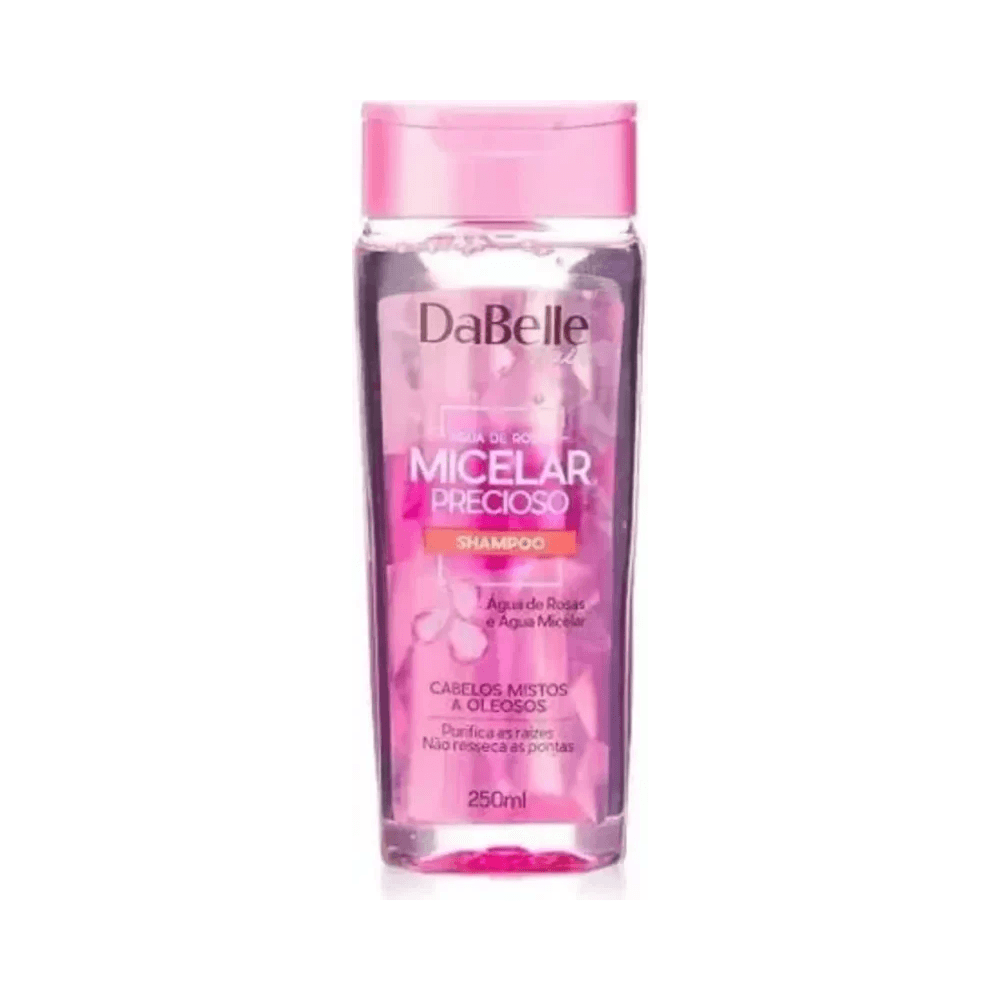 Frasco Shampoo Dabelle Micelar Precioso 250ml vista frontal