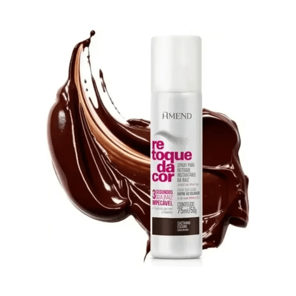 Spray Amend Retoque da Cor - visual promocional com respingo de tinta