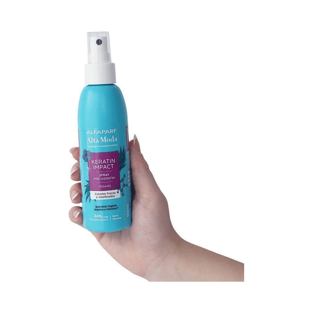 Queratina Líquida Alta Moda Keratin Impact 150ml - frasco segurado