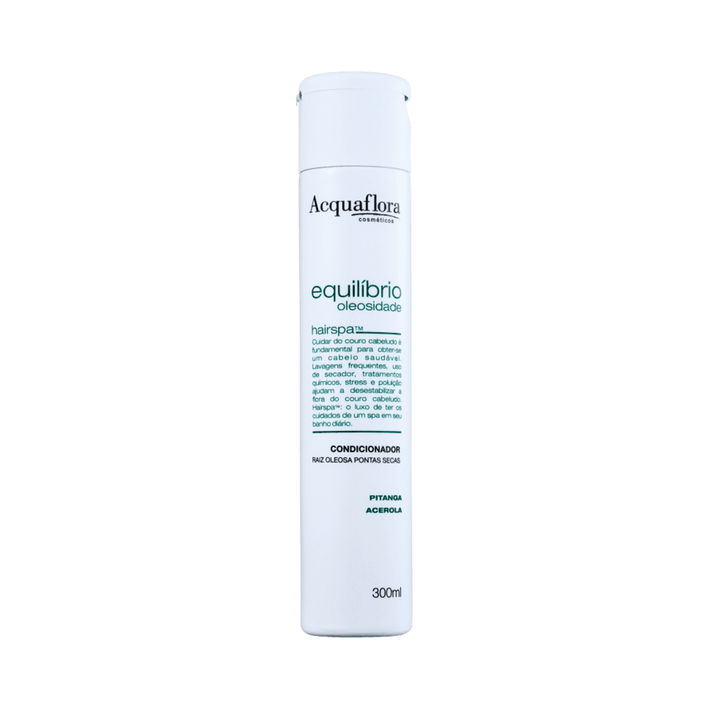 Frontal do condicionador Acquaflora Equilíbrio Oleosidade 300ml