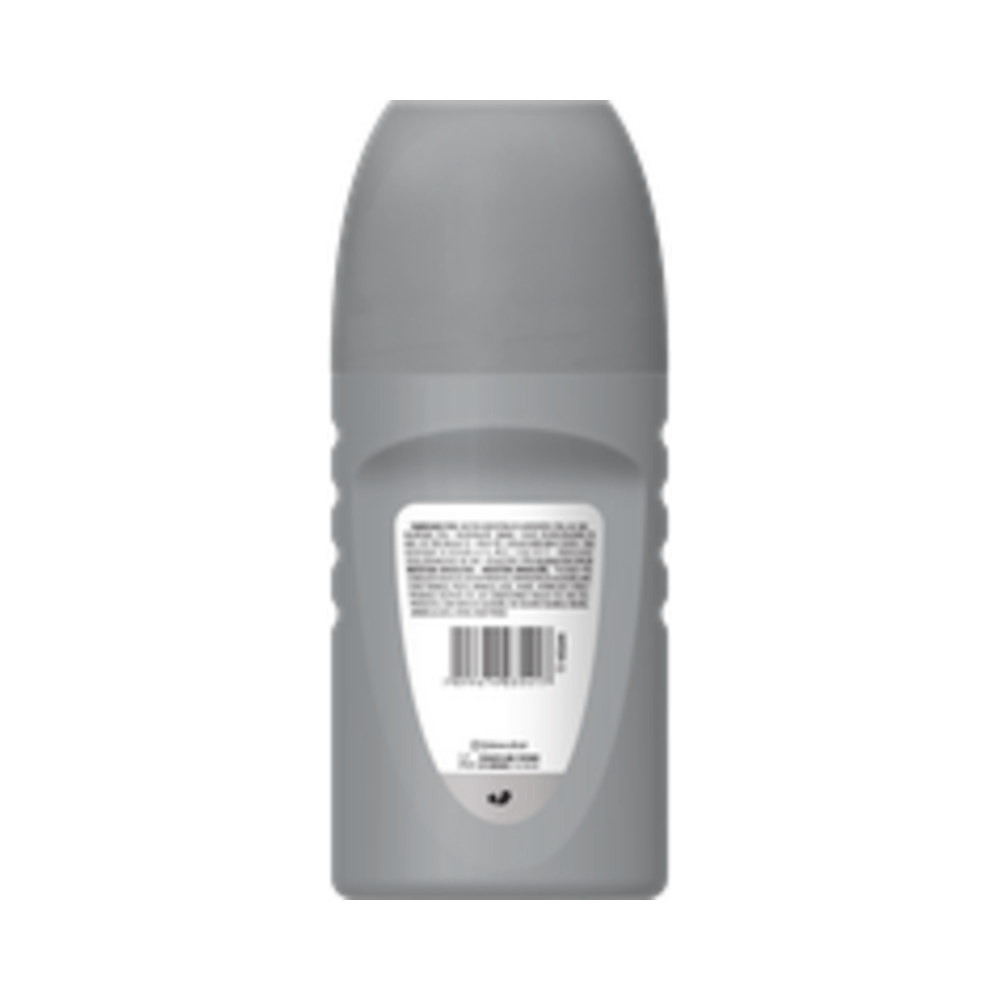 Verso do Desodorante Above Elements Shiny Silver Men 50ml mostrando rótulo e instruções