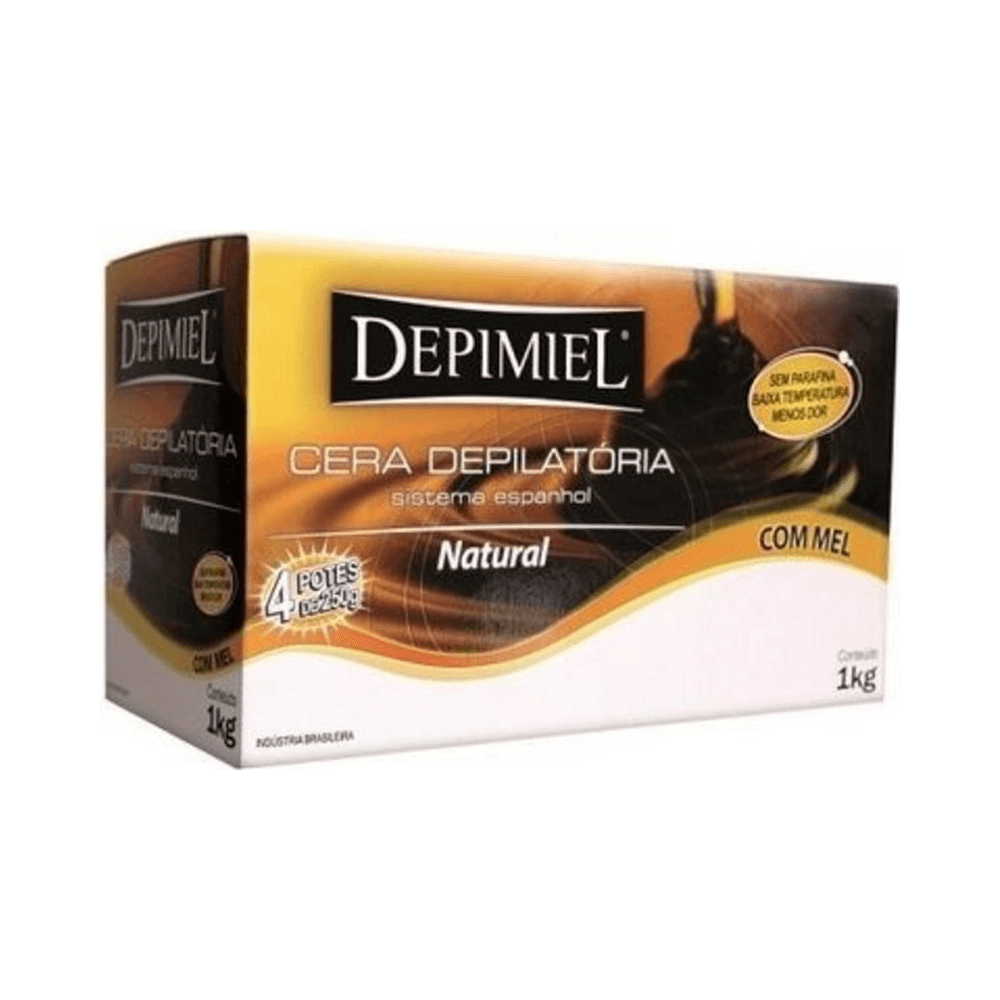 Cera Depimiel Natural 4 x 250g - destaque embalagem