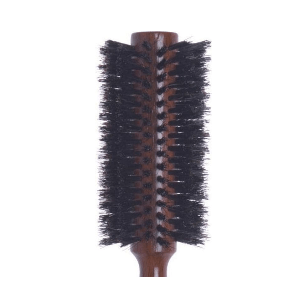 Detalhe das cerdas mistas da Escova Ricca Porcupine 14
