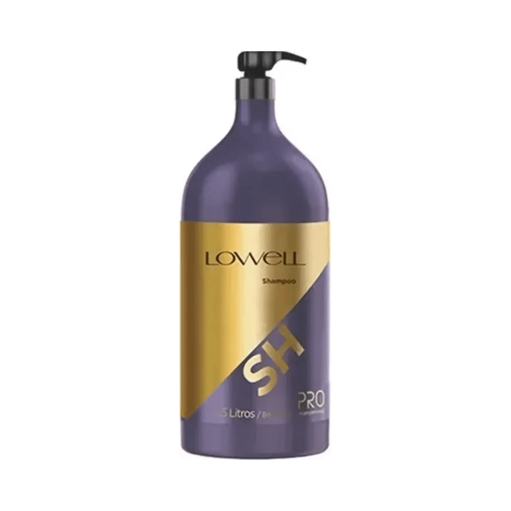 Frasco frontal do Shampoo Lowell Lavatório Profissional 2500ml