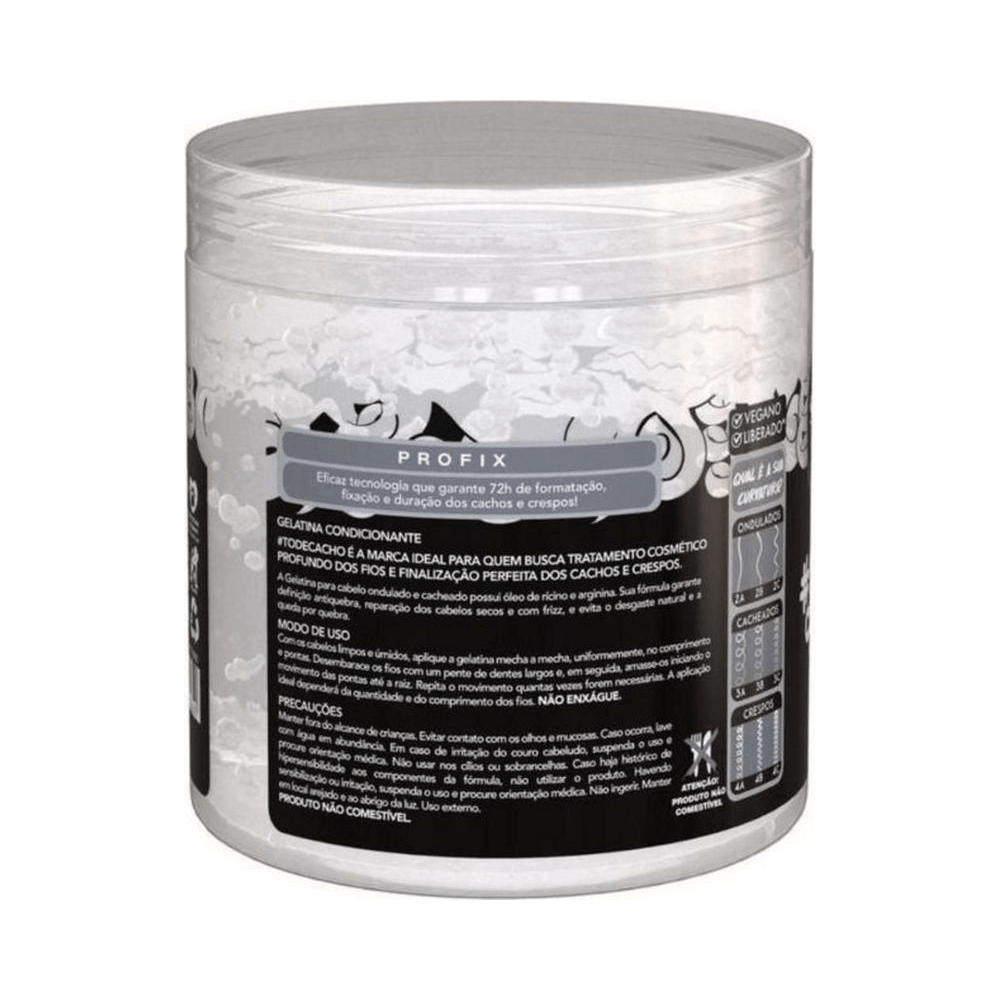 Pote traseiro Gelatina Salon Line #todecacho 550g