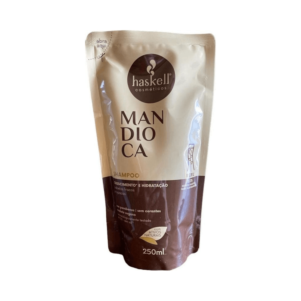 Refil Shampoo Haskell Mandioca 250ml visual alternativo