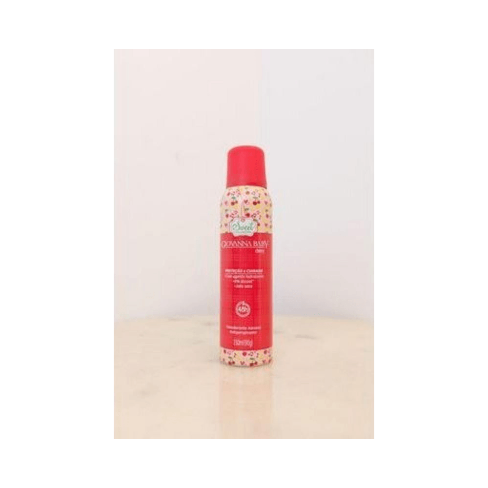 Desodorante Giovanna Baby Sweet Cherry 150ml - em fundo branco