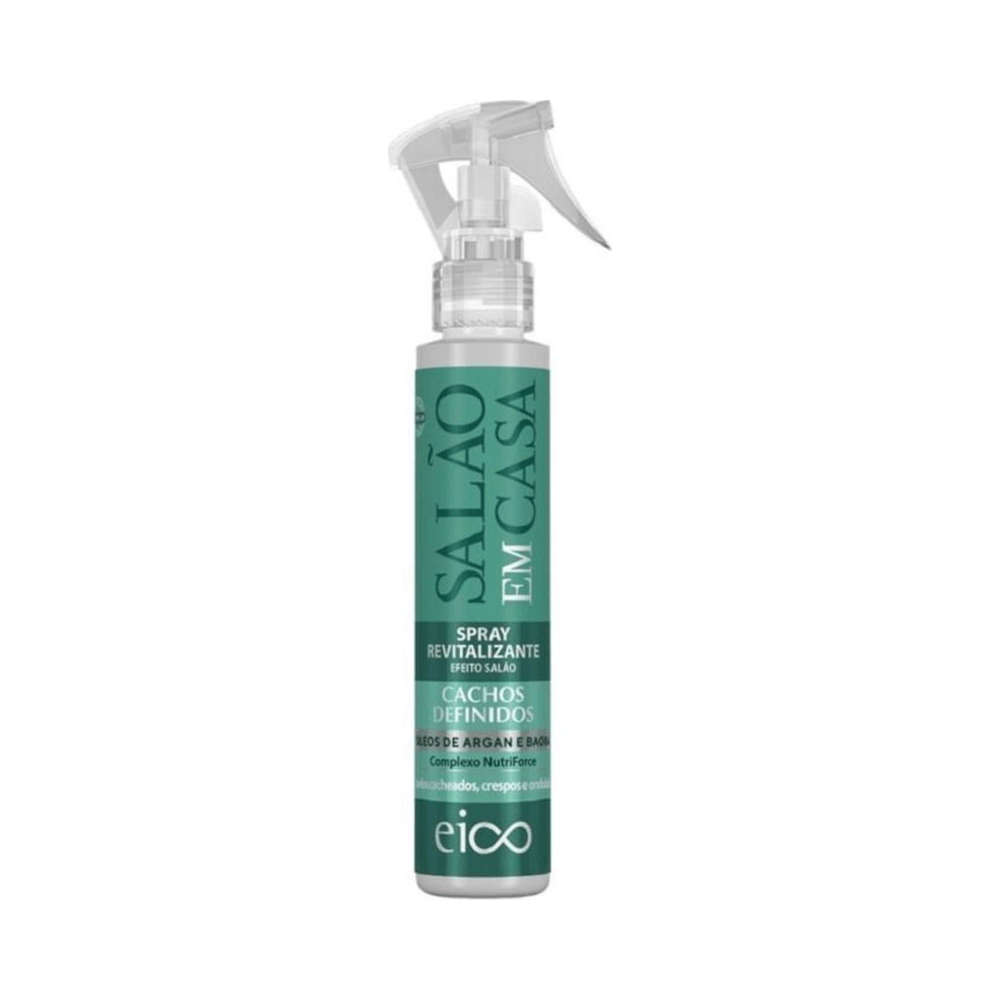 Frasco do Spray Eico Salão Em Casa Cachos Definidos - visão frontal do produto
