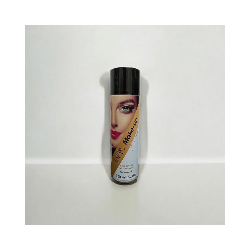 Lata de spray Aspa Serinet 250ml com destaque para embalagem prática e tampa protetora