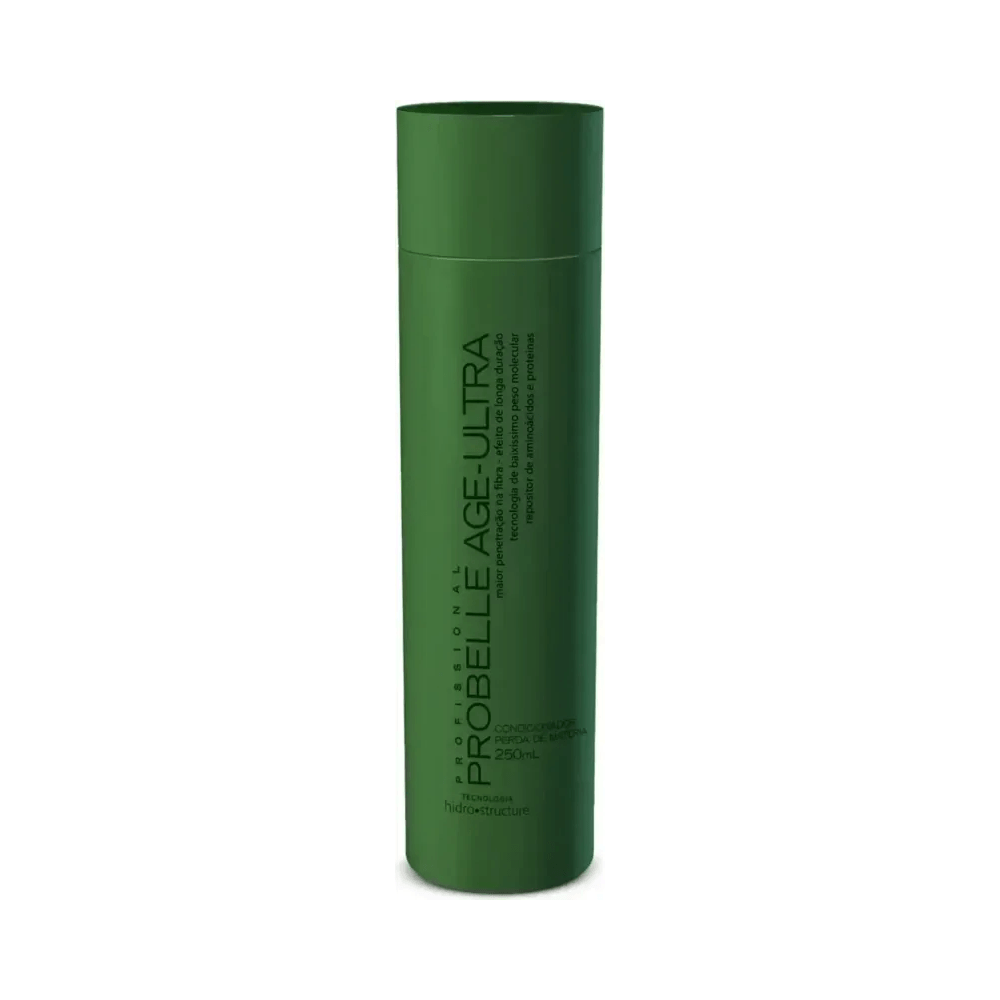 Frontal do condicionador Probelle Age Ultra 250ml em fundo branco