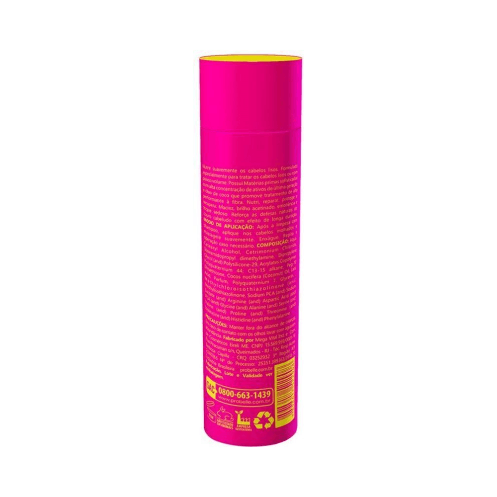 Vista traseira do Condicionador Probelle Liso Forte 250ml