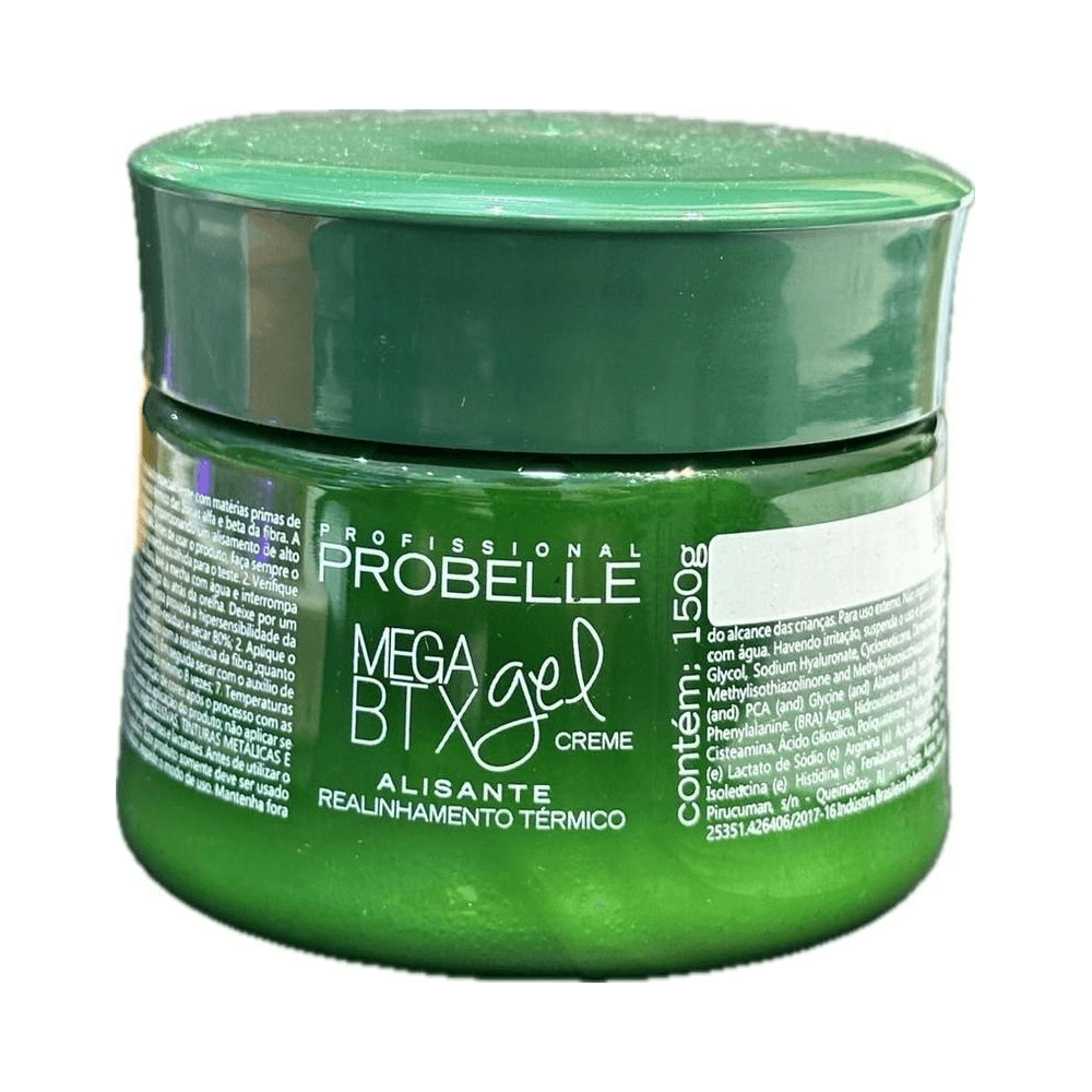 Embalagem frontal do Mega BTX Gel Probelle 150g