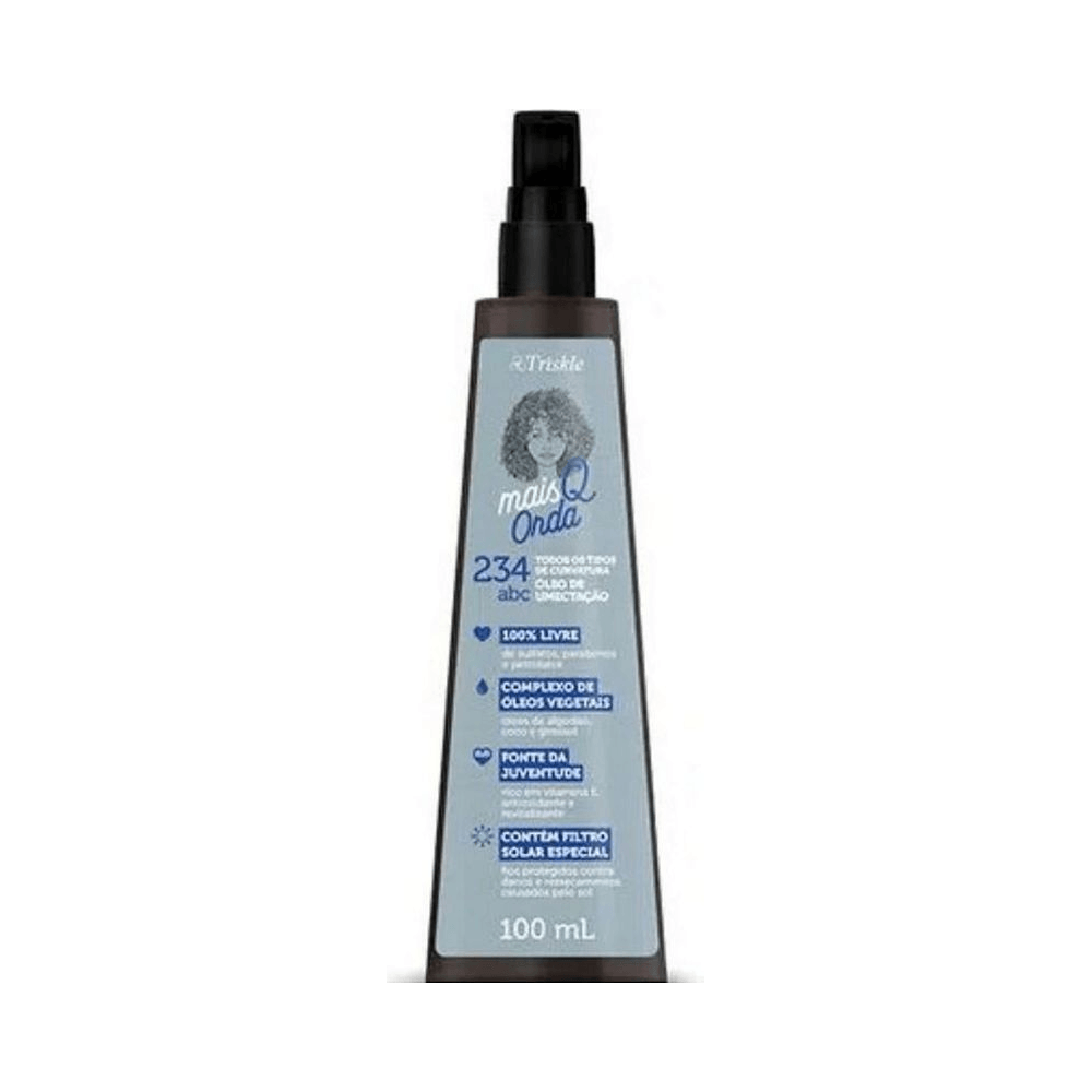 Umidificador de Cachos Triskle Mais Q Onda 100ml - frasco com pump