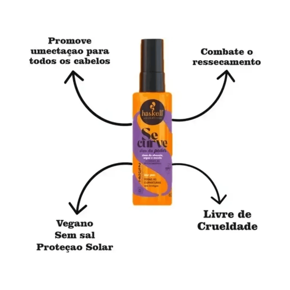 Imagem promocional do Óleo do Poder Haskell Se Curve 60ml