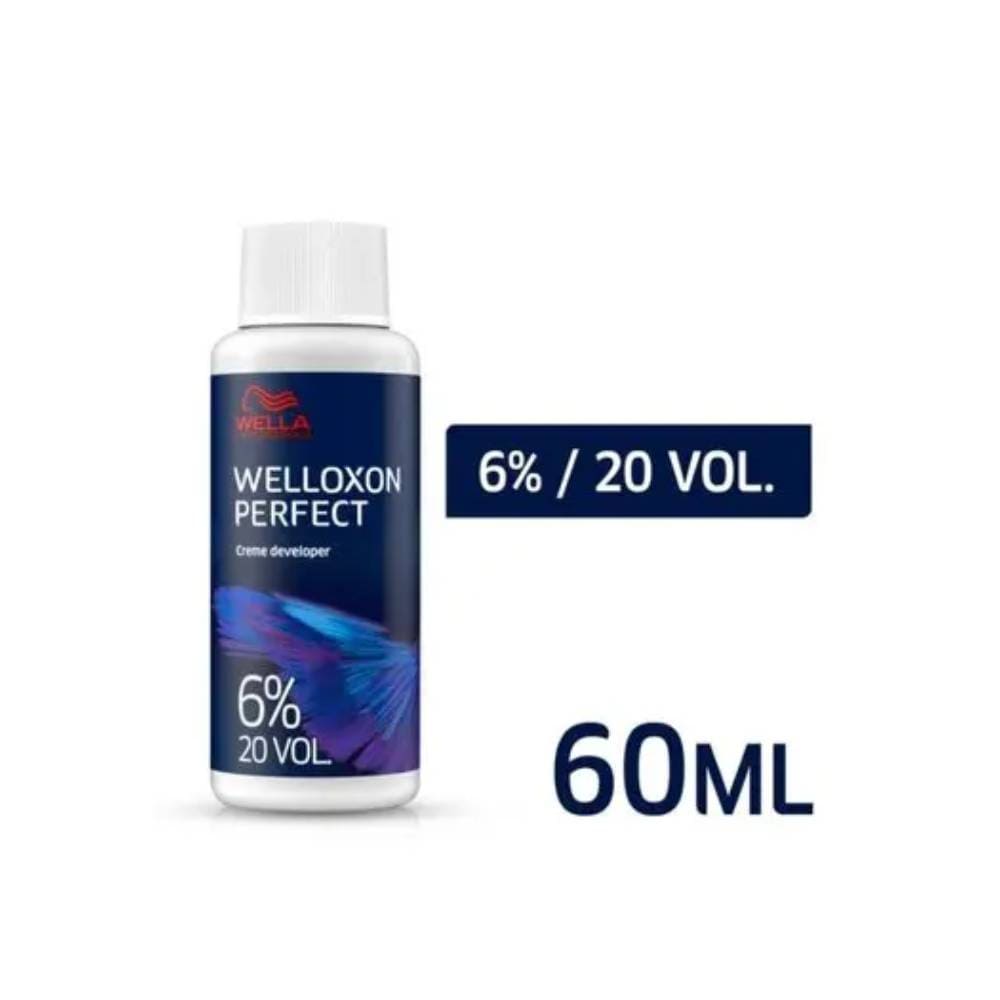 Frasco Wella Welloxon Perfect 20 Vol 6% 60ml vista superior