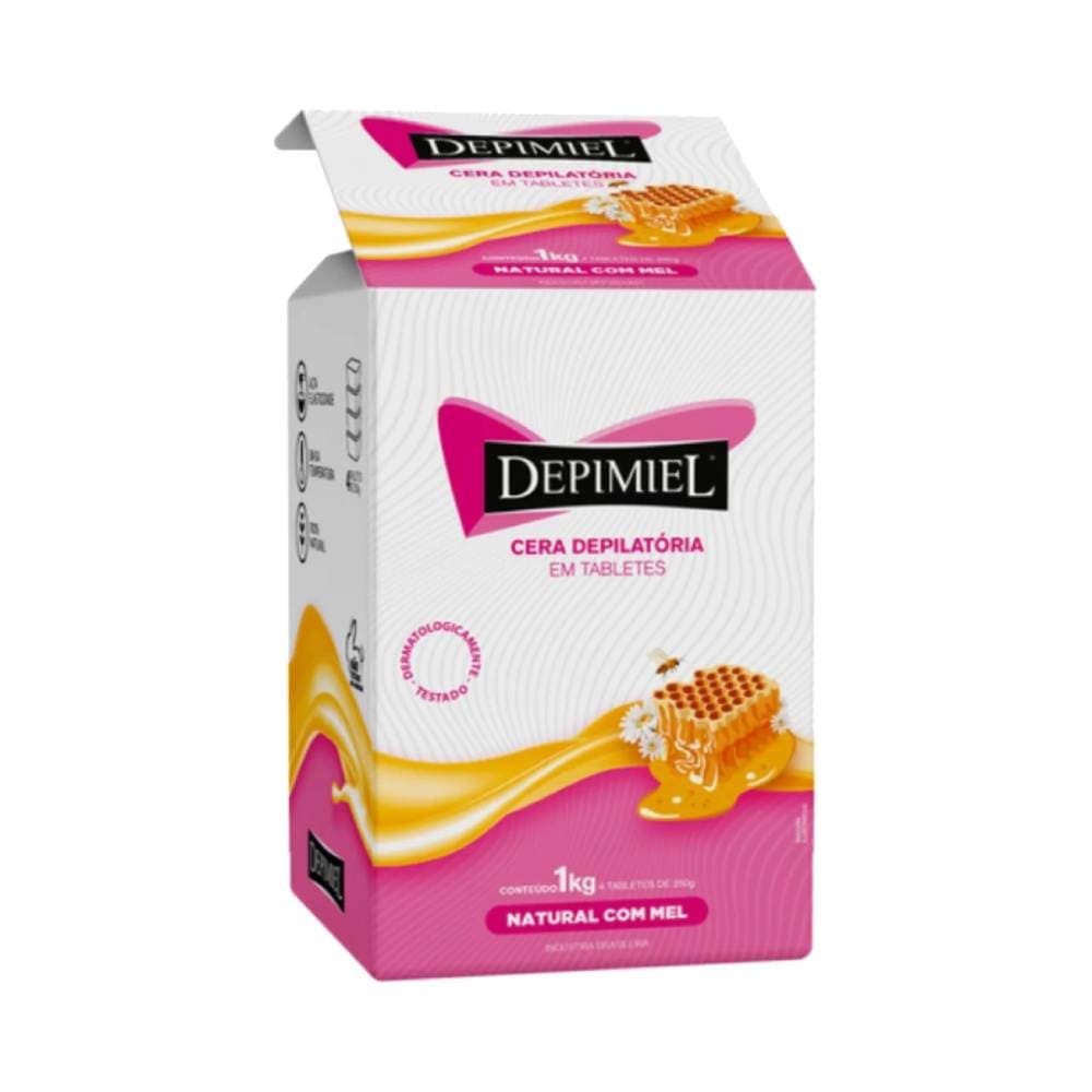 Cera Depimiel Natural 4 x 250g - destaque embalagem